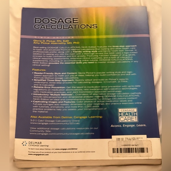 Dosage Calculations 9th edition - Picture 4 of 4